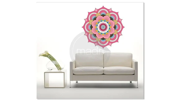 Adesivo Mandala Colorido - foto 1