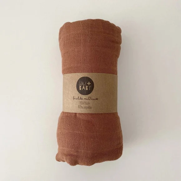 Pano Multifuncional Terracota (swaddle) - foto 1
