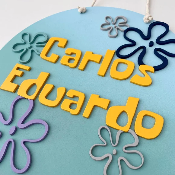 Enfeite Personalizado Maternidade - 30cm x 30cm - foto 1
