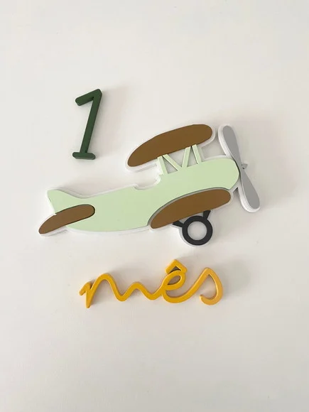 Kit Mesversário - Modelo Avião - Frete Grátis - foto 1