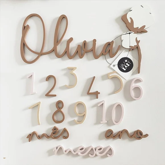 Combo: Kit Mesversário + Nominho Personalizado 25cm