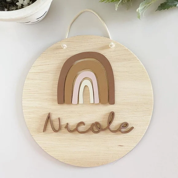 Enfeite Porta De Maternidade Personalizado - 20cm X 20cm
