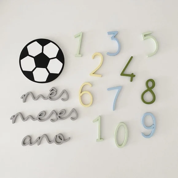 Cenário para Fotos - Mesversário Temático - Modelo Bola - foto 1