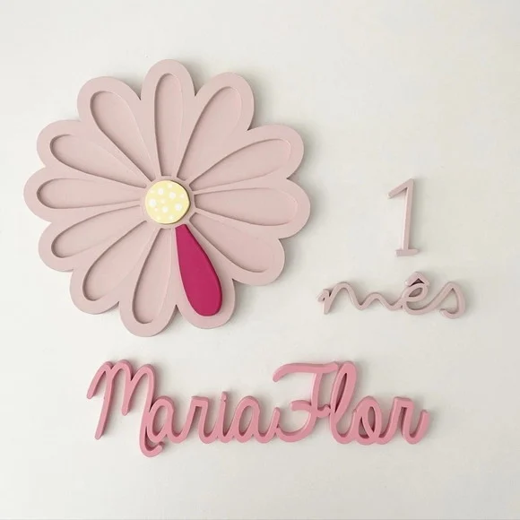 Combo - Kit Mesversário + Letreiro Personalizado de 25cm - foto 1