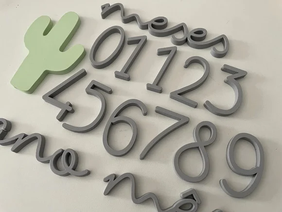 Kit Mesversário - Tema Cacto / Cactus - Minimalismo Bebê - foto 1