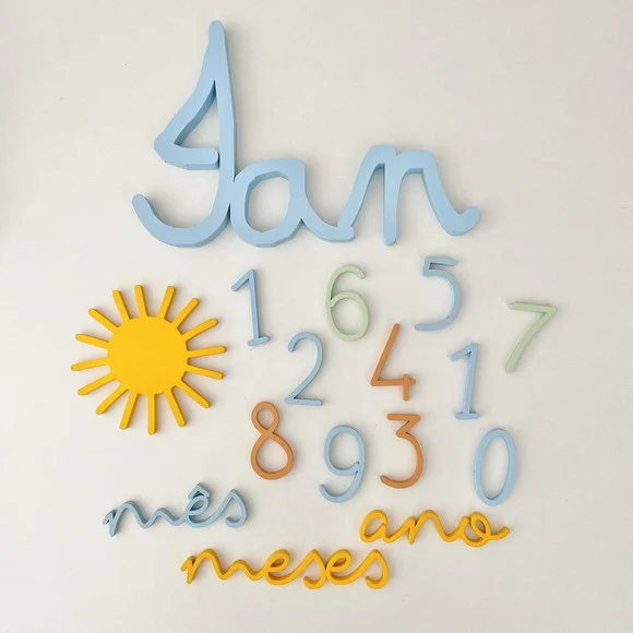 Combo - Kit Mesversário + Letreiro Nome Personalizado - foto 1