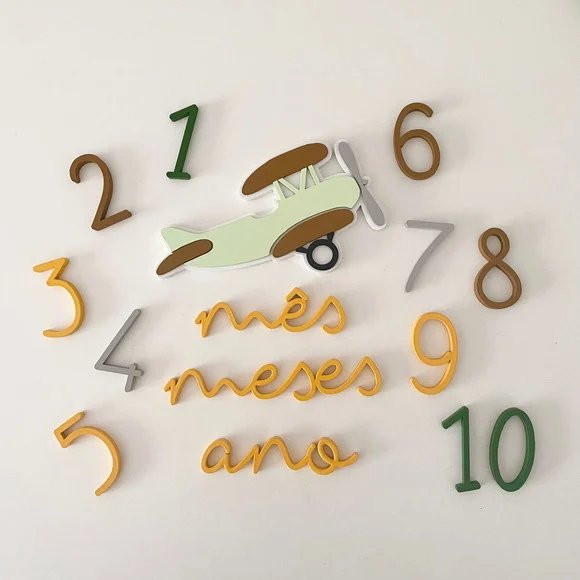 Cenário para Fotos - Kit Mesversário - Modelo Avião - foto 1