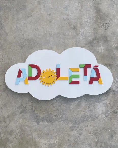 Letreiro Personalizado Duo - Logo de Loja 50cm
