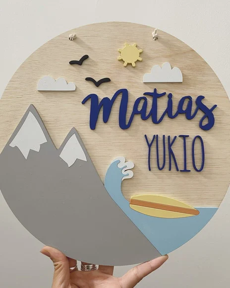 Enfeite Porta Maternidade / Decoração Nascimento - foto 1