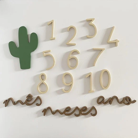 Kit Mesversário - Modelo Cacto / Cactus