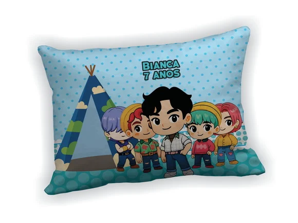 Lembrancinha Mini Almofada 18x28cm Guerreiras do K-pop - foto 1