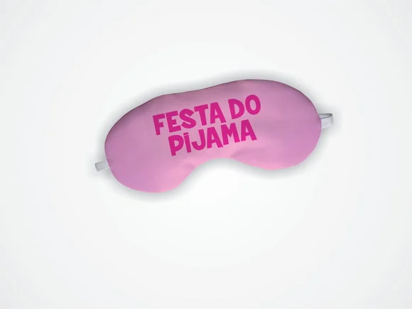 Lembrancinha Máscara de Dormir Aniversário Festa do Pijama
