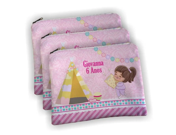 Necessaire Personalizada 19x13cm Festa do Pijama