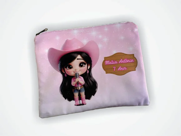 Lembrancinha Necessaire 19x13cm Aniversario Ana Castela - foto 1