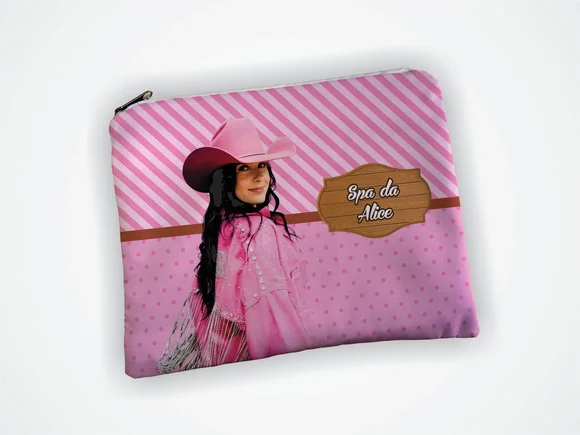 Lembrancinha Necessaire 19x13cm Aniversario Ana Castela - foto 1