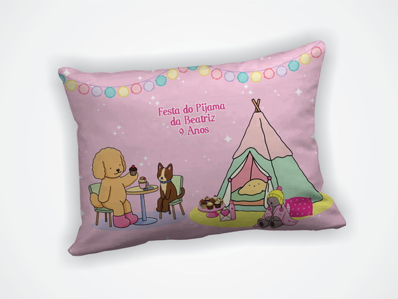 Lembrancinha Mini Almofada 18x28cm Bobbie Goods