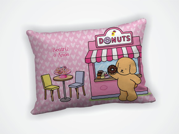 Mini Almofada 18x28cm Personalizada Bobbie Goods