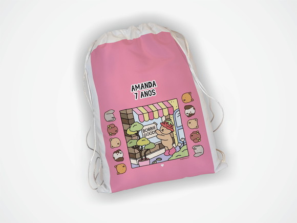 Mochila Sacola Personalizada 23x32cm Bobbie Goods - foto 1