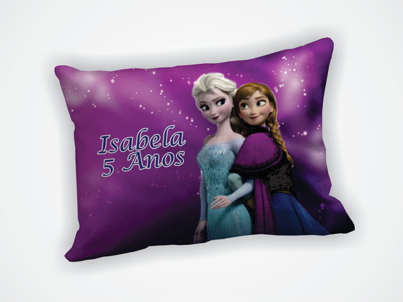 Mini Almofada 18x28cm Personalizada Frozen - foto 1