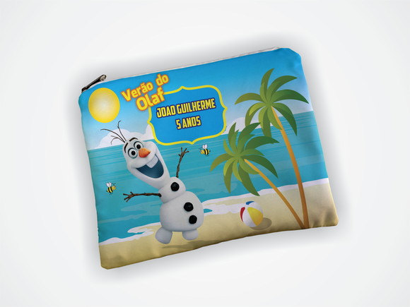 Lembrancinha Necessaire Festa Frozen Olaf - foto 1