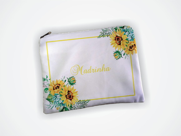 Necessaire Personalizada 15 Anos Girassol