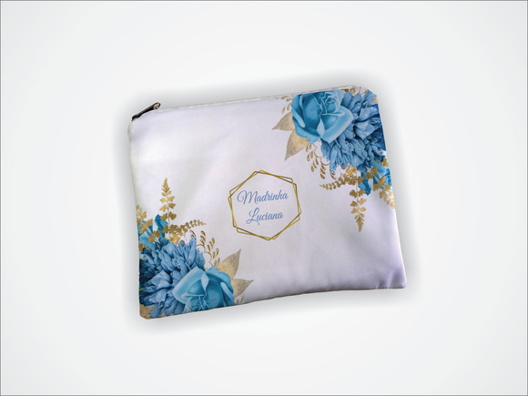 Necessaire 19x13cm Madrinha Azul - foto 1