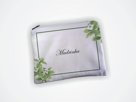 Necessaire 19x13cm Madrinha Verde - foto 1