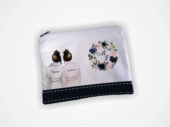 Necessaire 19x13cm Madrinha Azul - foto 1