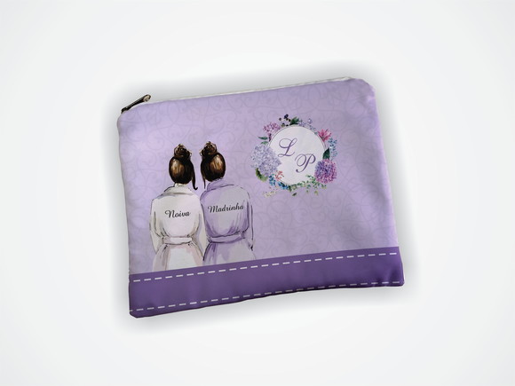 Necessaire 19x13cm Madrinha Lilás - foto 1