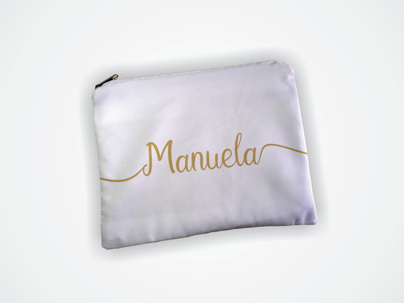 Necessaire 19x13cm Madrinha Nome Individual