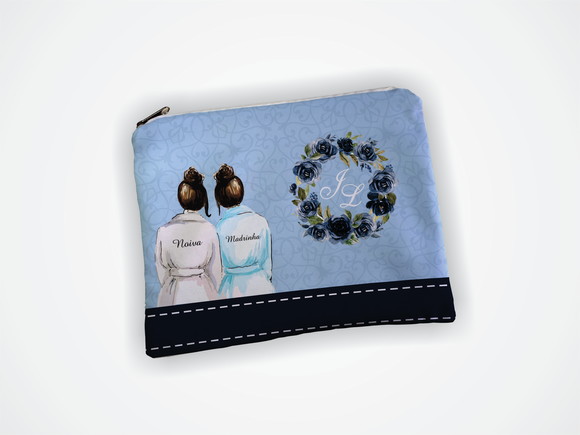 Necessaire 19x13cm Madrinha Azul - foto 1