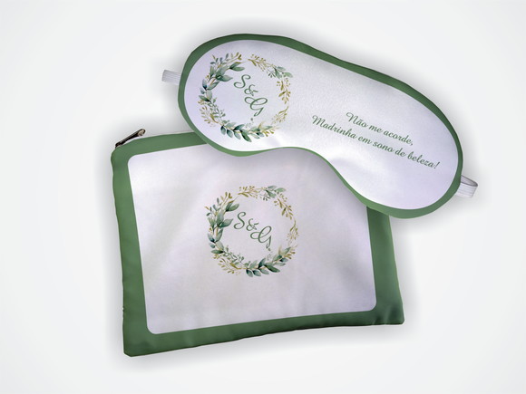 Kit Necessaire + Mascara Madrinha Verde