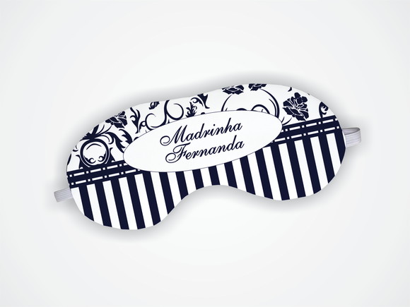 Máscara de Dormir Casamento Azul