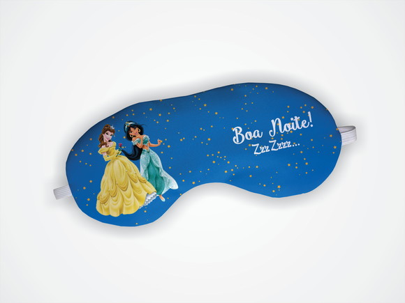 Máscara de Dormir Princesa Bela e Jasmine