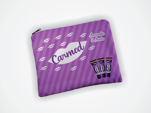 Necessaire 19x13cm Carmed Roxo