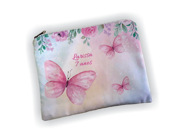 Necessaire 19x13cm Borboletas