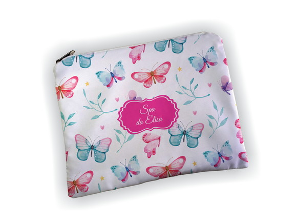 Necessaire 19x13cm Borboletas