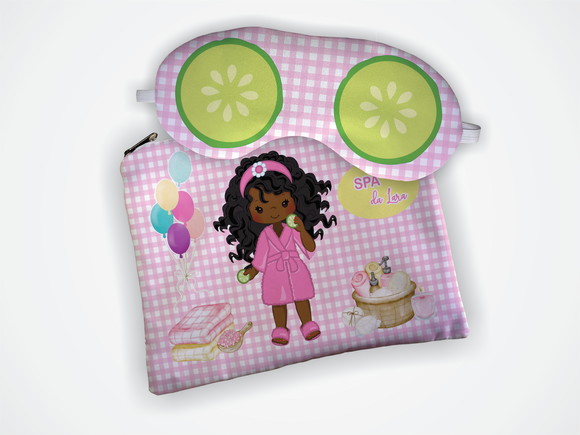 Lembrancinha Kit Necessaire + Mascara Festa Spa