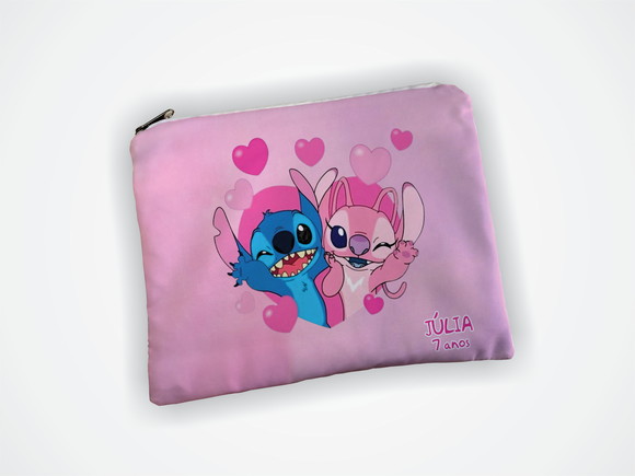 Necessaire 19x13cm Personalizada Stitch