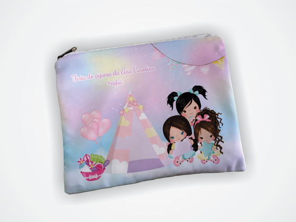 Necessaire 19x13cm Personalizado Festa do Pijama