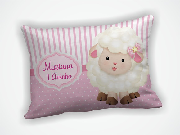 Almofada 18x28cm Personalizada Ovelha
