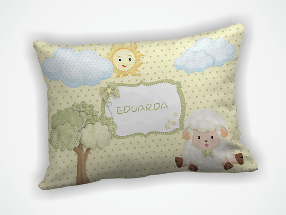 Almofada 18x28cm Personalizada Ovelha