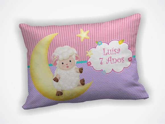 Almofada 18x28cm Personalizada Ovelha