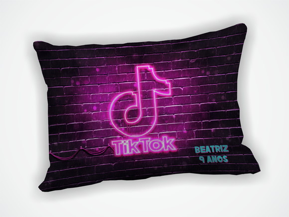 Almofada 18x28cm Personalizada Tiktok