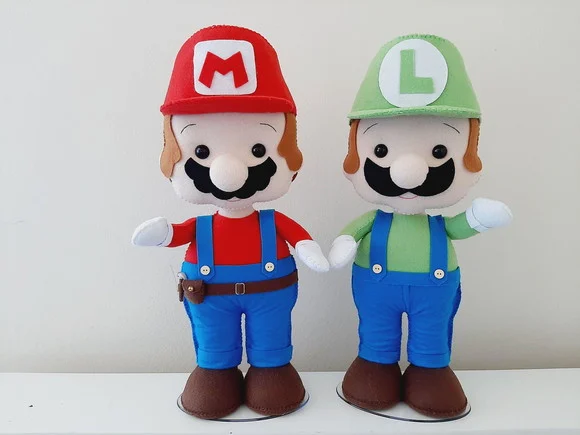Super Mário em Feltro - foto 1