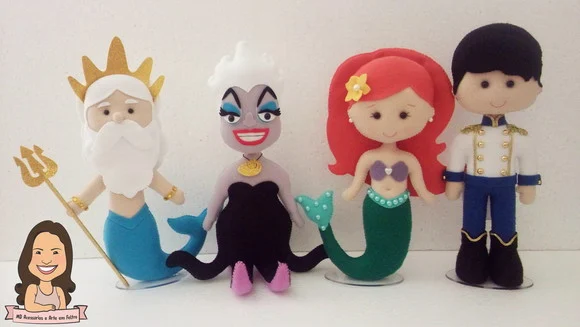 Personagens Ariel (pequena Sereia) - foto 1