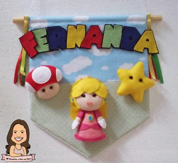 Flâmula Tema Super Mário Bross - foto 1