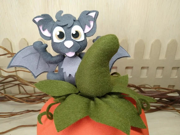 Morcego em Feltro Halloween - foto 1