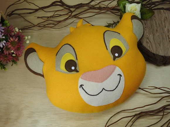 Almofada Simba "rei Leão"* Chamar Chat - foto 1