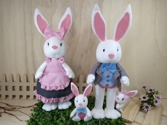 Casal Coelhos de Páscoa em Feltro* Chamar Chat - foto 1
